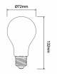 BOMBILLA STANDARD E27 15W DE BENEITO FAURE