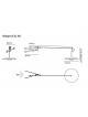 GINGER APLIQUE ORIENTABLE de MARSET