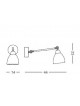 NEWTON APLIQUE DE IDEAL LUX