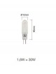 BOMBILLA G4 UNIFORM 12V DE BENEITO & FAURE