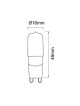 BOMBILLA G9 UNIFORM 220V DE BENEITO & FAURE