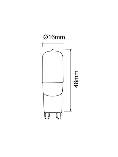 BOMBILLA G9 UNIFORM 220V DE BENEITO & FAURE