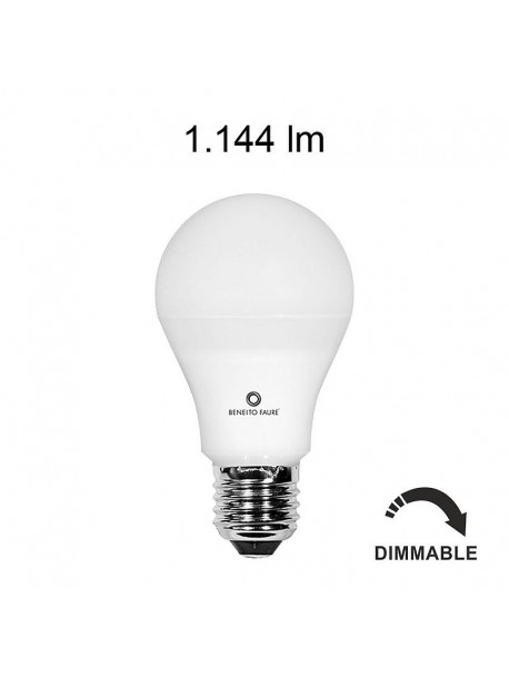 BOMBILLA STANDARD E27 12W DIMMABLE DE BENEITO FAURE