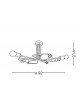 TRIUMPH PLAFON DE IDEAL LUX
