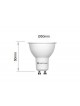 BOMBILLA SYSTEM DIMMABLE GU10 8W DE BENEITO FAURE