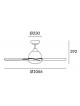 VENTILADOR BORNEO DE FORLIGHT