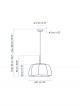 TANIT SUSPENSION de BOVER