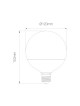 BOMBILLA GLOBO E27 15W