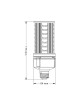 BOMBILLA LED OBO 19W E27 DE BENEITO FAURE